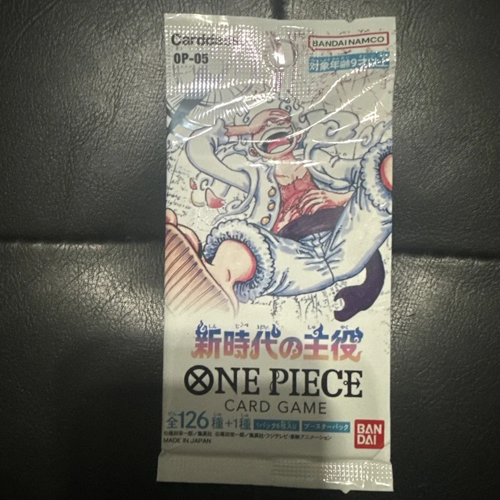 (6) One Piece TCG Awakening of the New Era (OP-05) Japanese Booster Pack Sealed
